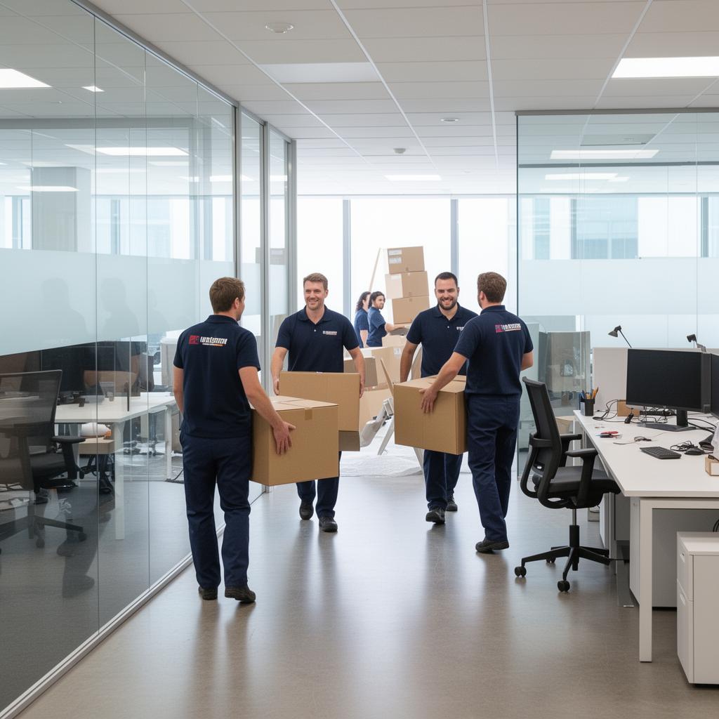 Commercial Moving service by movers in Kelowna — Horizon Moving